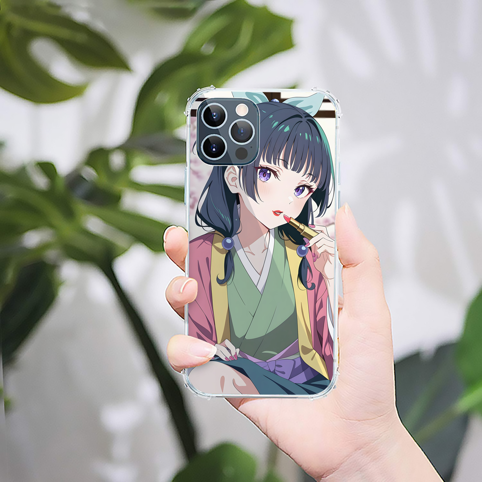 （画像用） 薬屋のひとりごと The Apothecary Diaries 【iPhone 12シリーズ対応】透明スマホケース（クリアソフトケース）